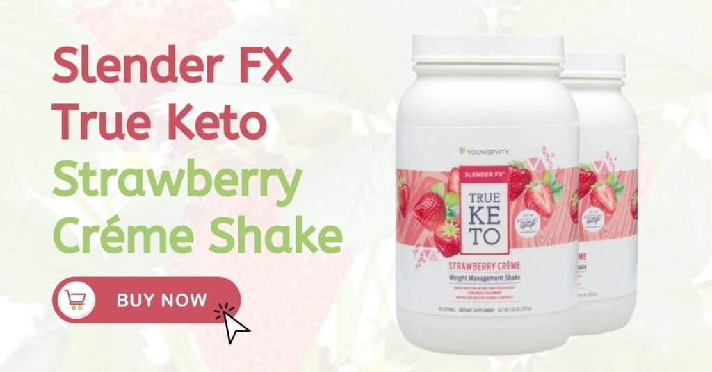 Slender FX True Keto Strawberry Cream Shake